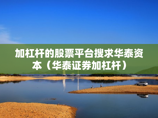 加杠杆的股票平台搜求华泰资本（华泰证券加杠杆）