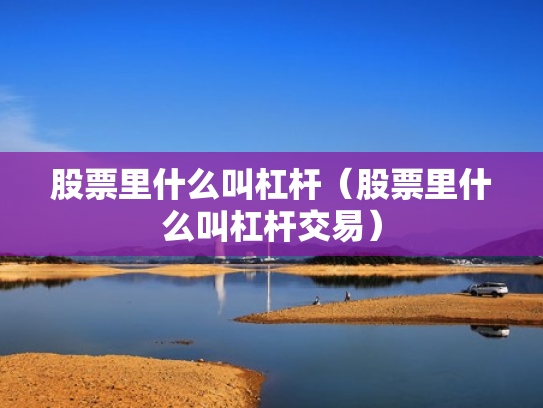 股票里什么叫杠杆（股票里什么叫杠杆交易）