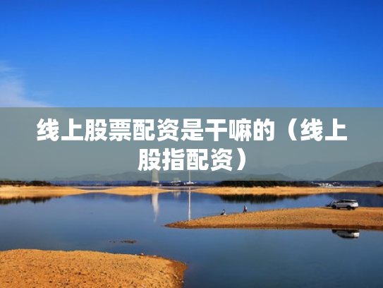 线上股票配资是干嘛的（线上股指配资）