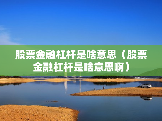 股票金融杠杆是啥意思（股票金融杠杆是啥意思啊）