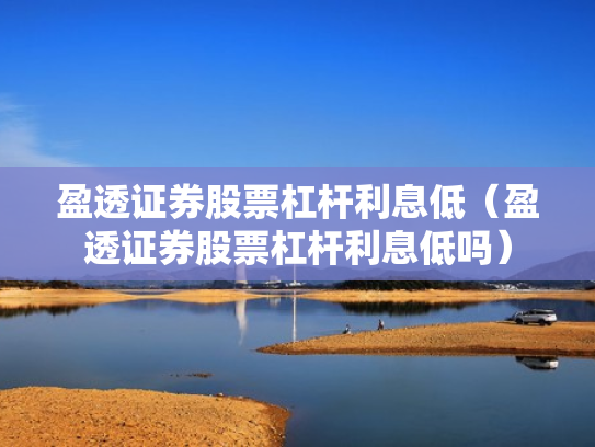 盈透证券股票杠杆利息低（盈透证券股票杠杆利息低吗）