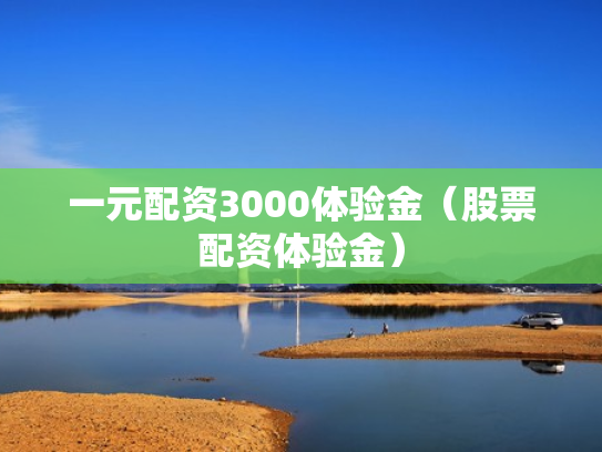 一元配资3000体验金（股票配资体验金）
