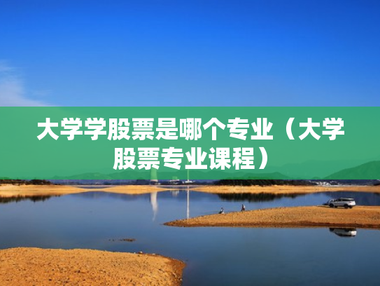 大学学股票是哪个专业（大学股票专业课程）